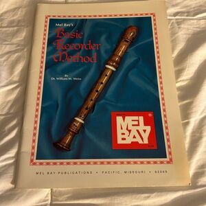 Mel Bay’s Basic Recorder Method by Dr. William M. Weiss NEW
